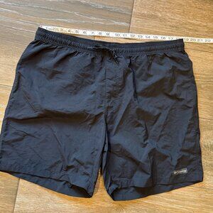 columbia mens' outdoor/hiker nylon shorts size XL